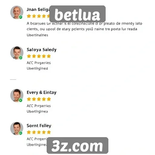Acompanhamento das avaliações de clientes sobre betlua